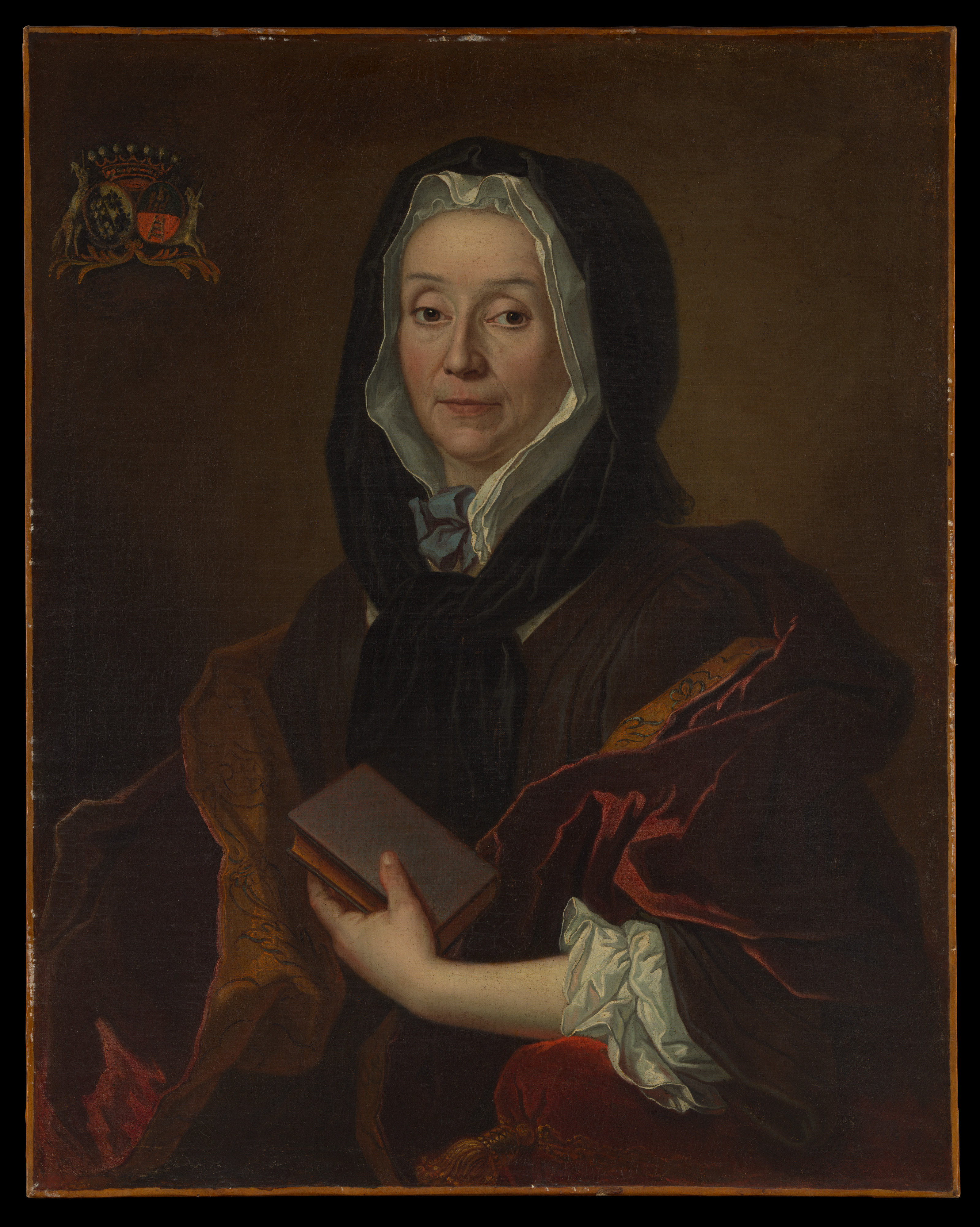 Portrait of a Woman Holding a Book