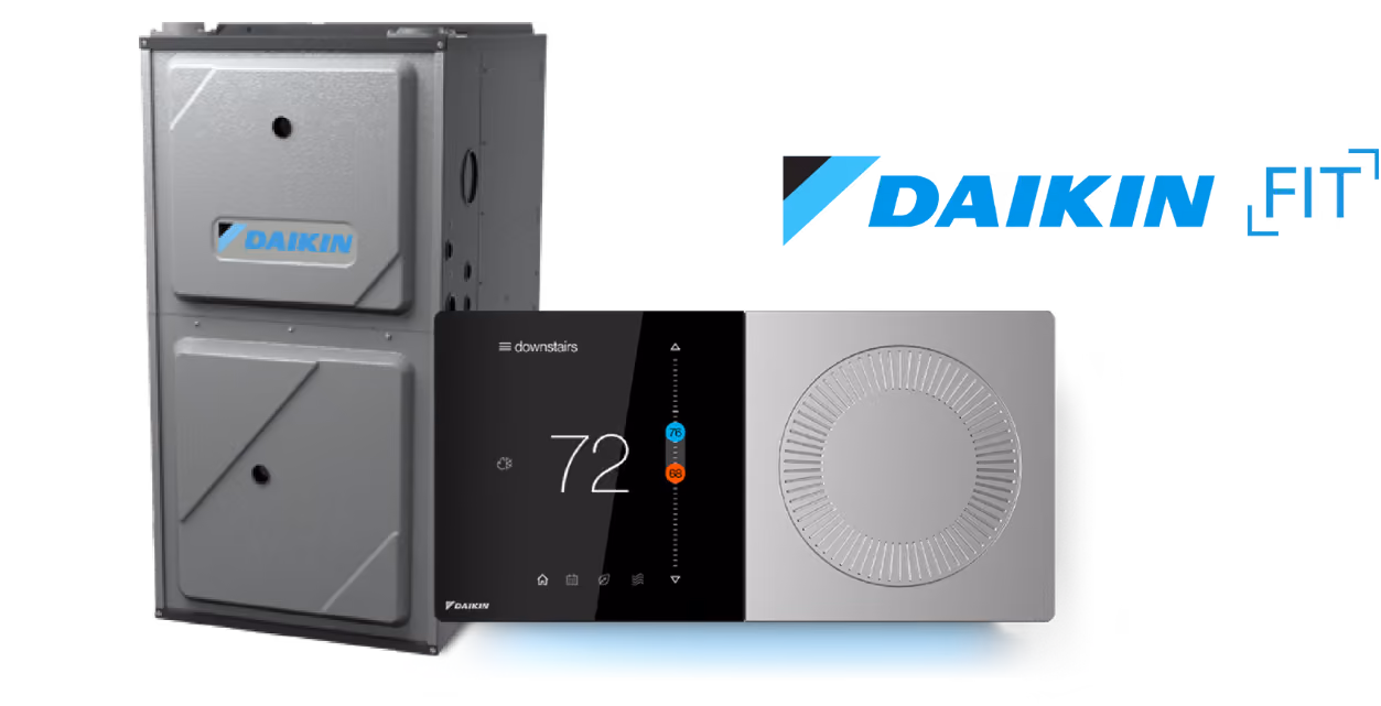 Daikin thermostat pair with furnace asset