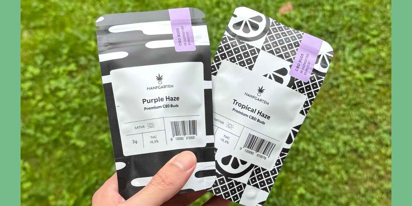 Purple Haze CBD und Tropical Haze CBD von Hanfgarten