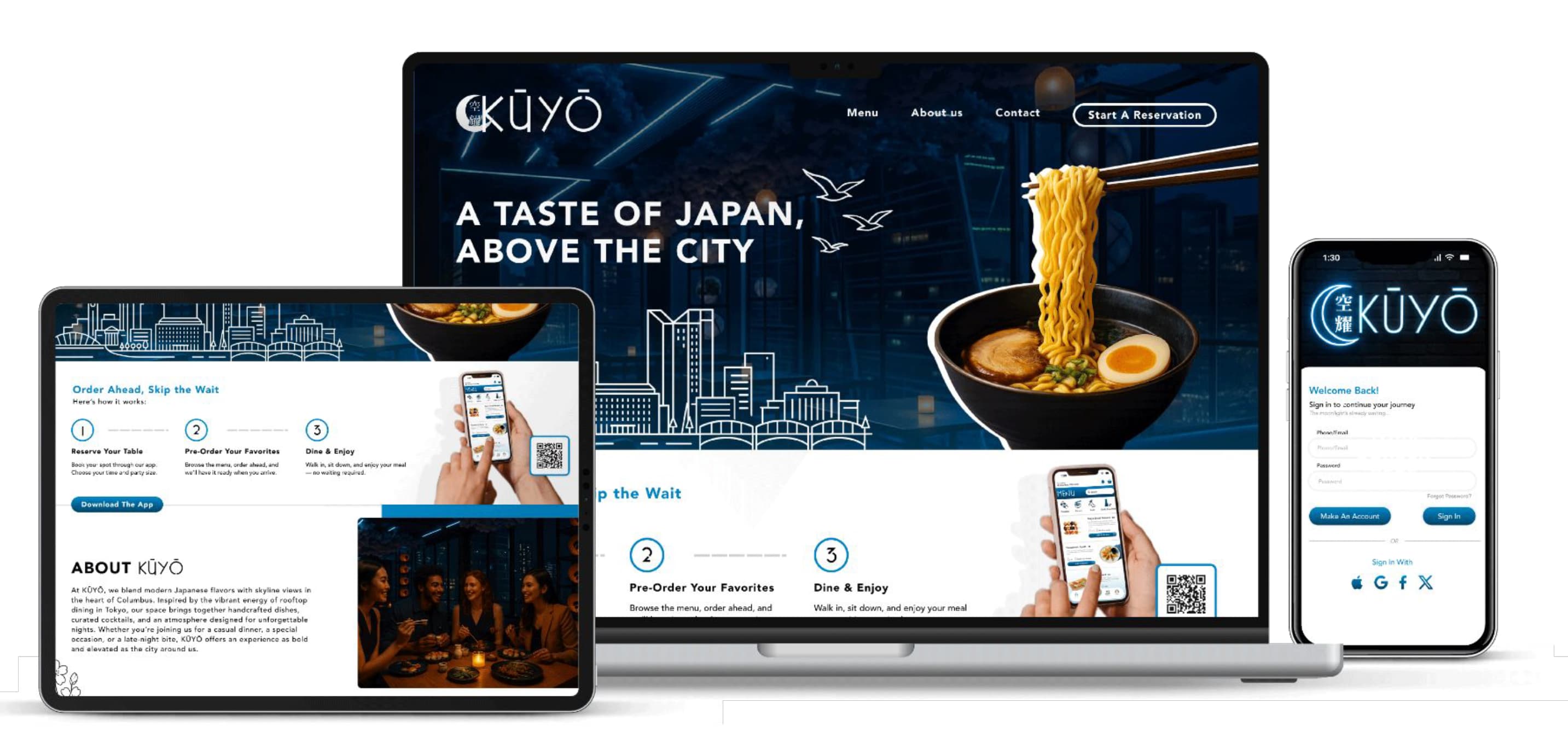 Homepage Mockup