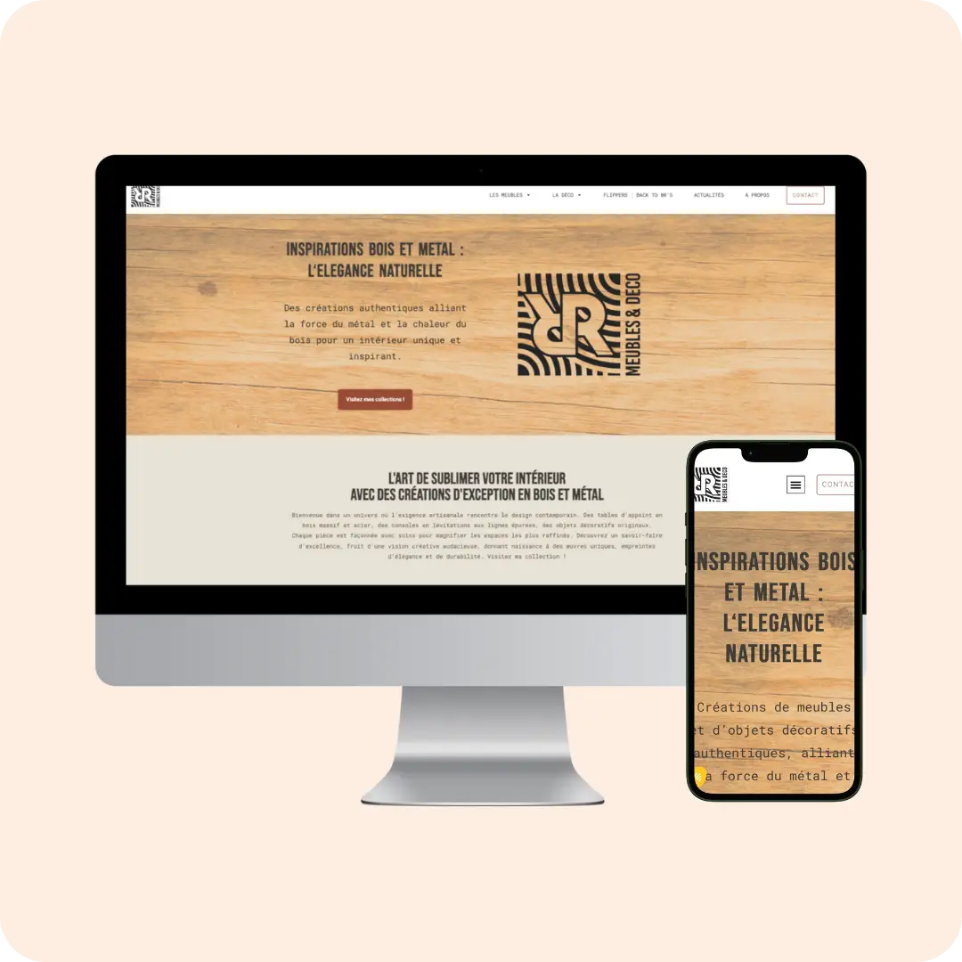 Création de site vitrine complexe