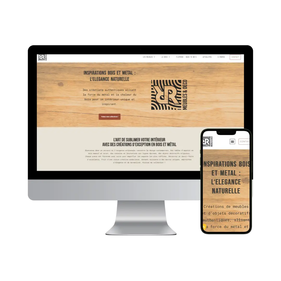 Création du site vitrine de RR Meubles & Déco
