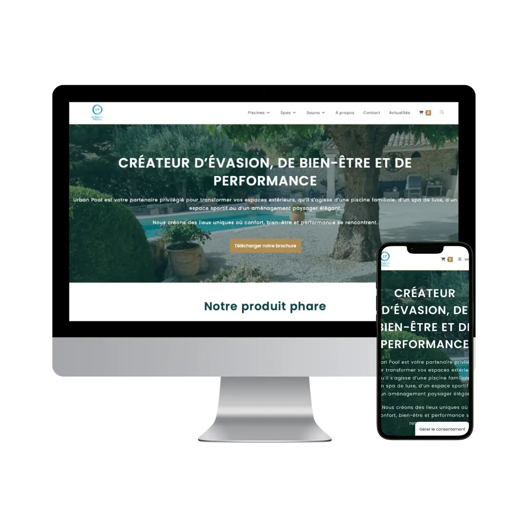 Création de site web responsive, création de site vitrine, création de site e-commerce, création de landing page
