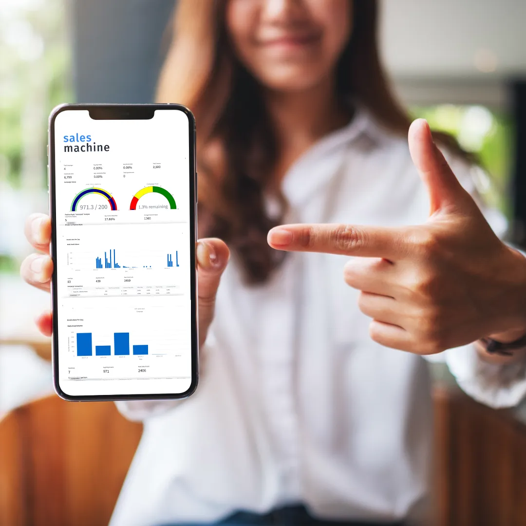 Sales Machine Custom dashboarding