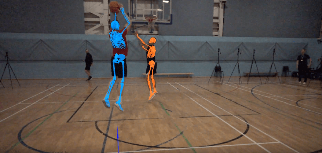 Basketball Jump Shot Motion Capture