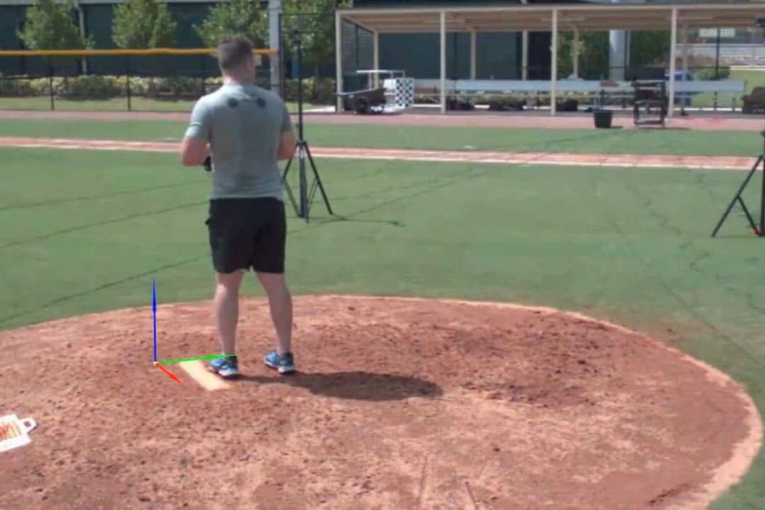 Theia3D Markerless Baseball Pitching Camera Setup