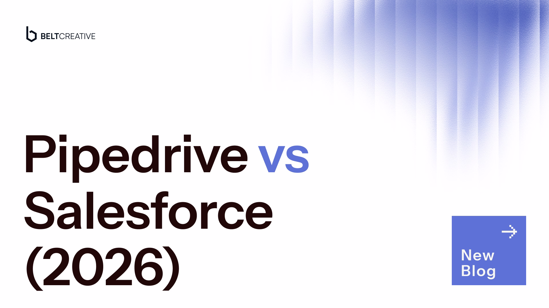 Pipedrive vs Salesforce 2026 blog thumbnail.