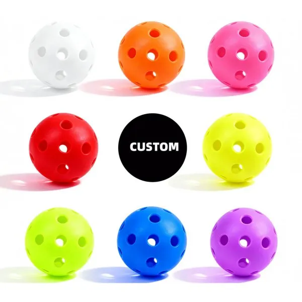 custom logo pickleballs
