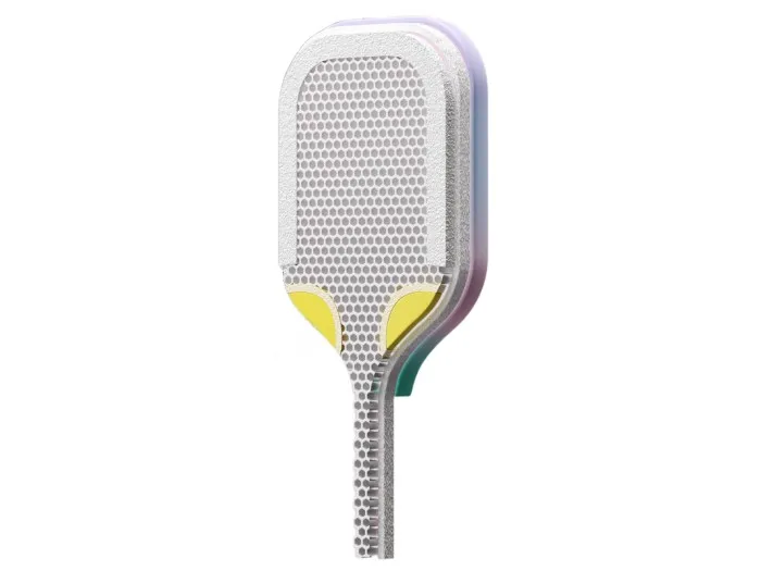Core and secondary foam placement inside a pickleball paddle