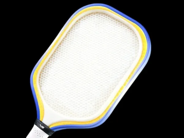 Foam-enhanced honeycomb core inside a pickleball paddle
