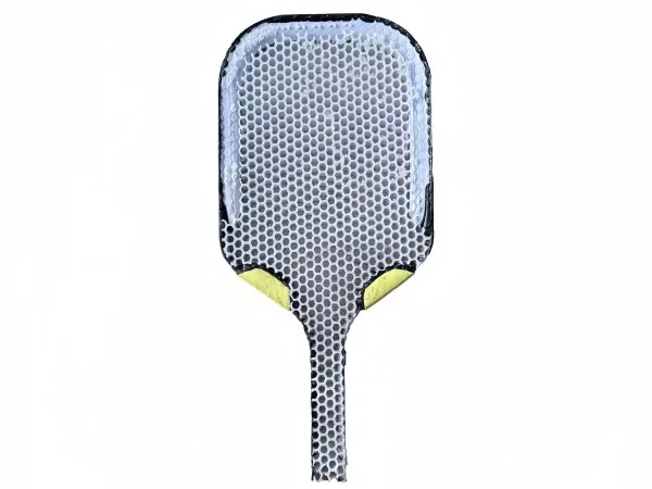Conventional honeycomb core inside a pickleball paddle