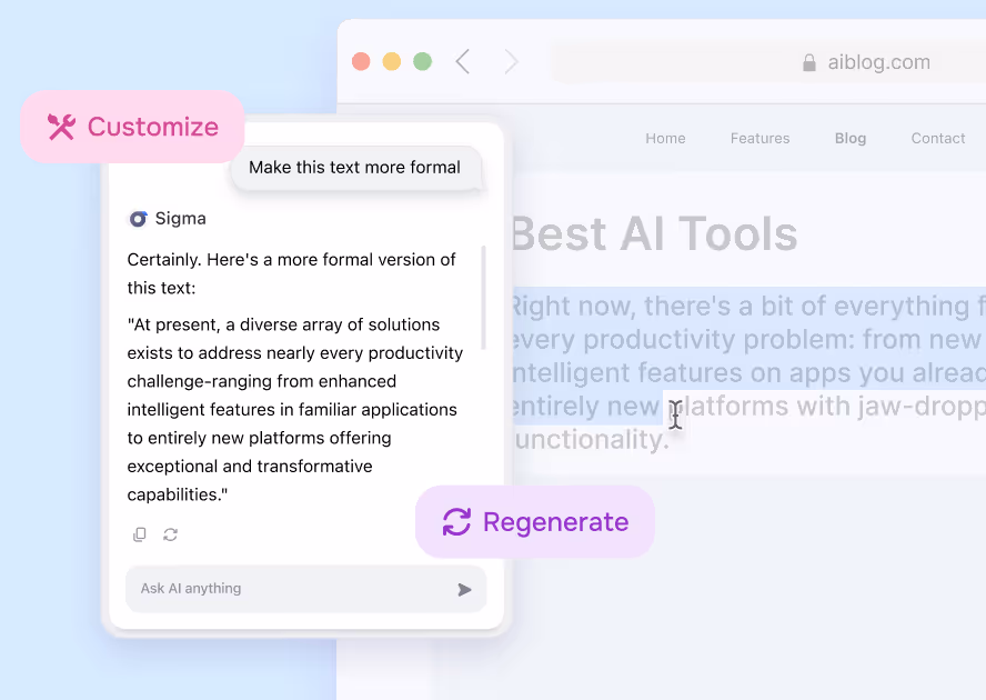 ChatGPT Search inside Browser