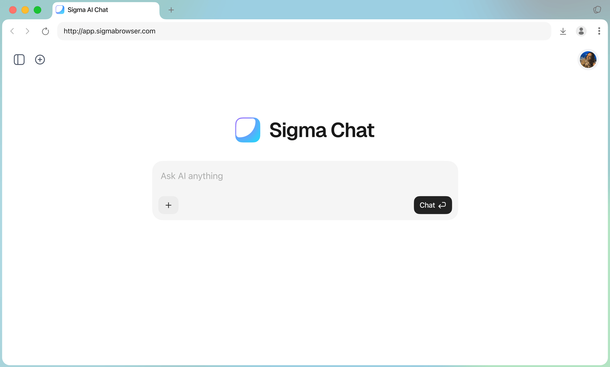 Brightly colored Sigma Browser interface showing website with infrared image of spiral galaxy NGC 5134 showing glowing cosmic dust and clusters of newborn stars captured by James Webb Space Telescope.