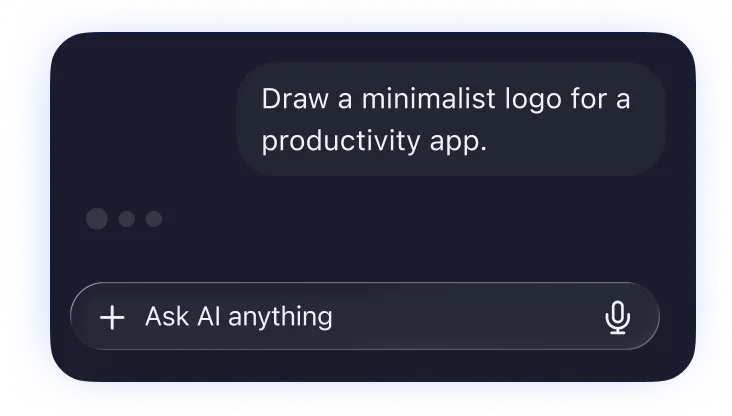 Text prompt for creating a product logo