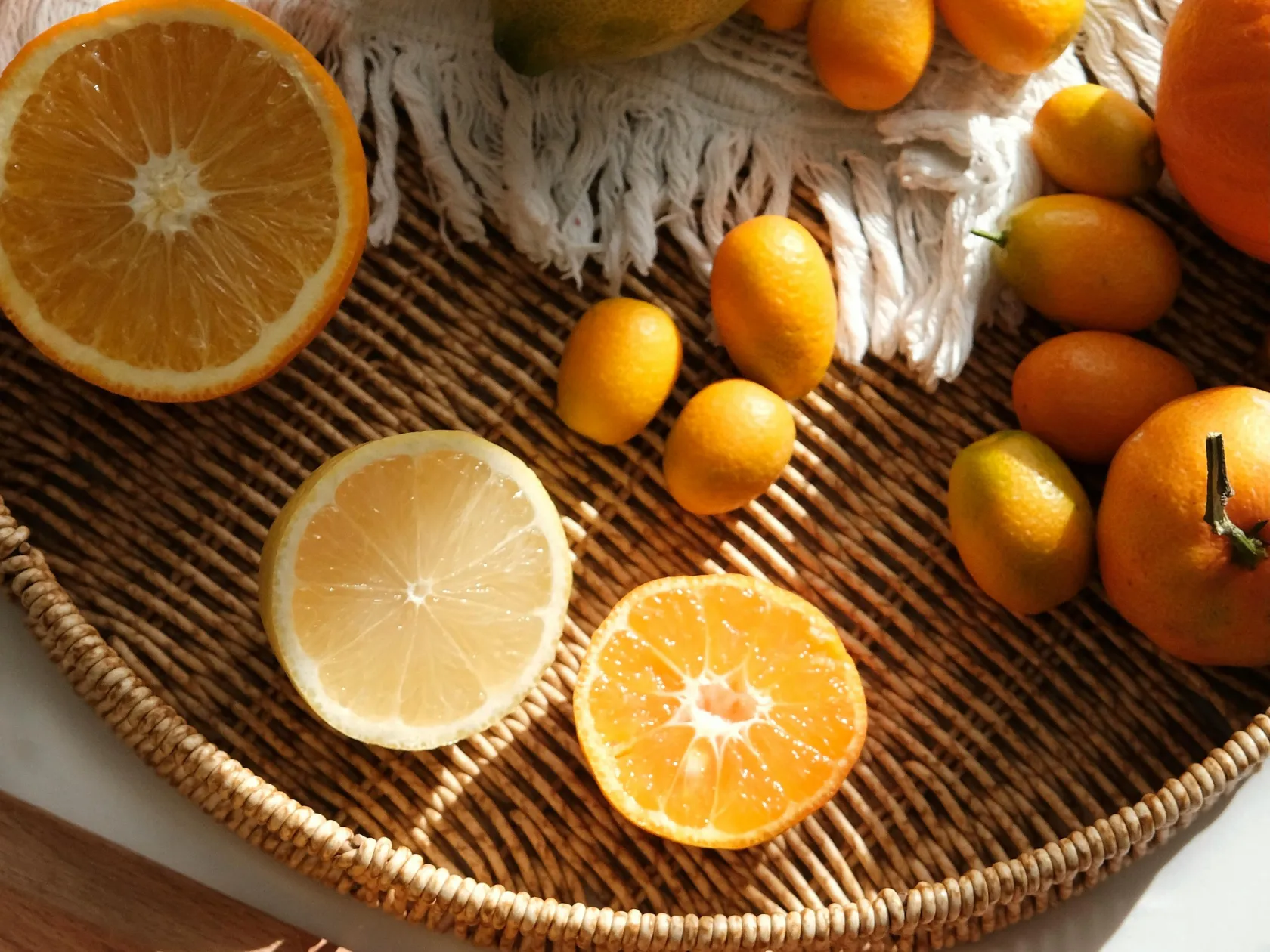 Citrus on the table