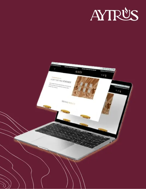 AYTRUS luxury candle website