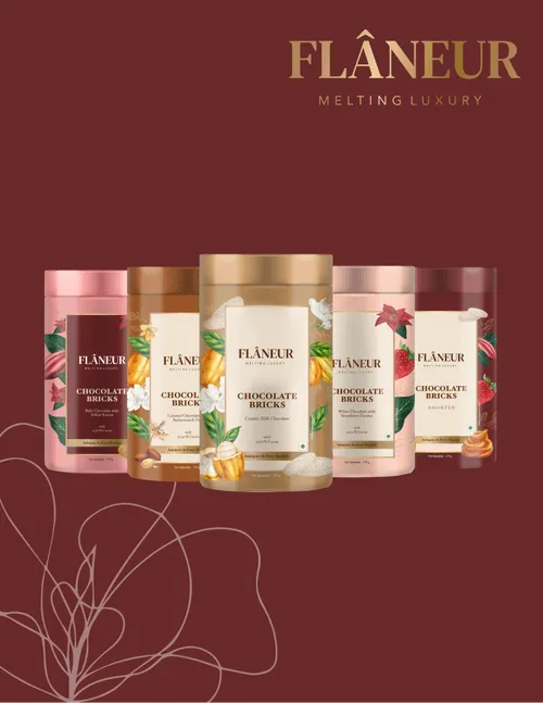 Flâneur chocolate jar range packaging