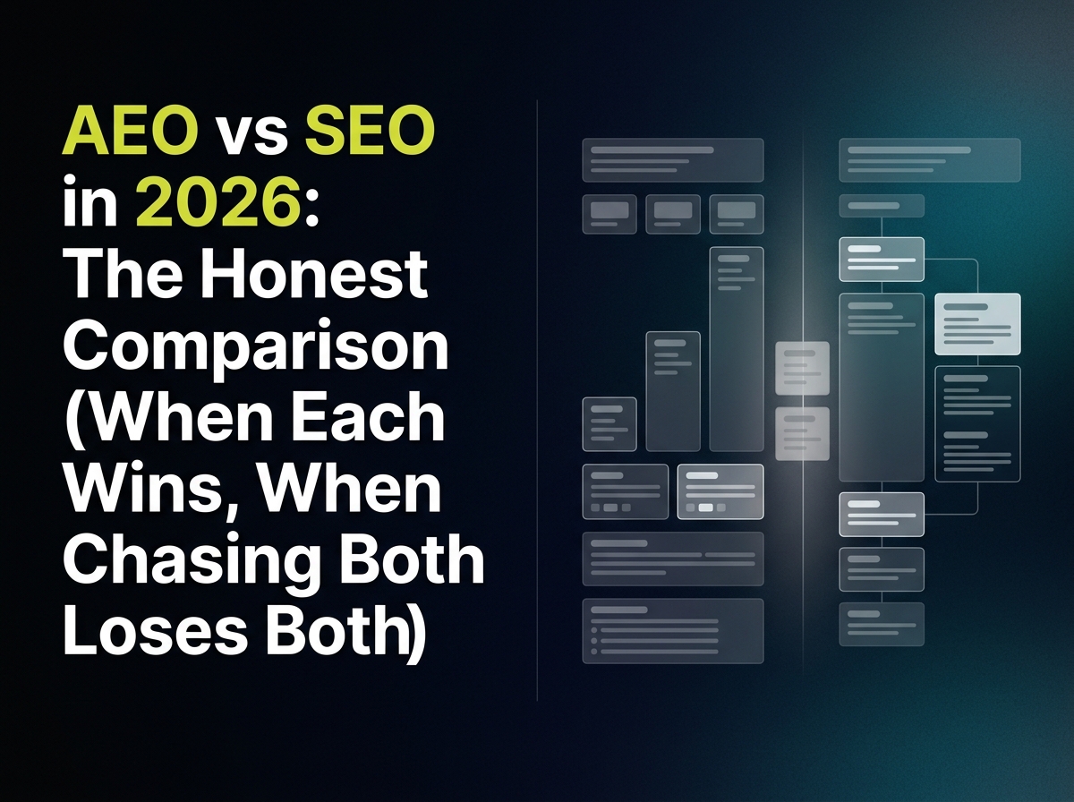 AEO vs SEO in 2026