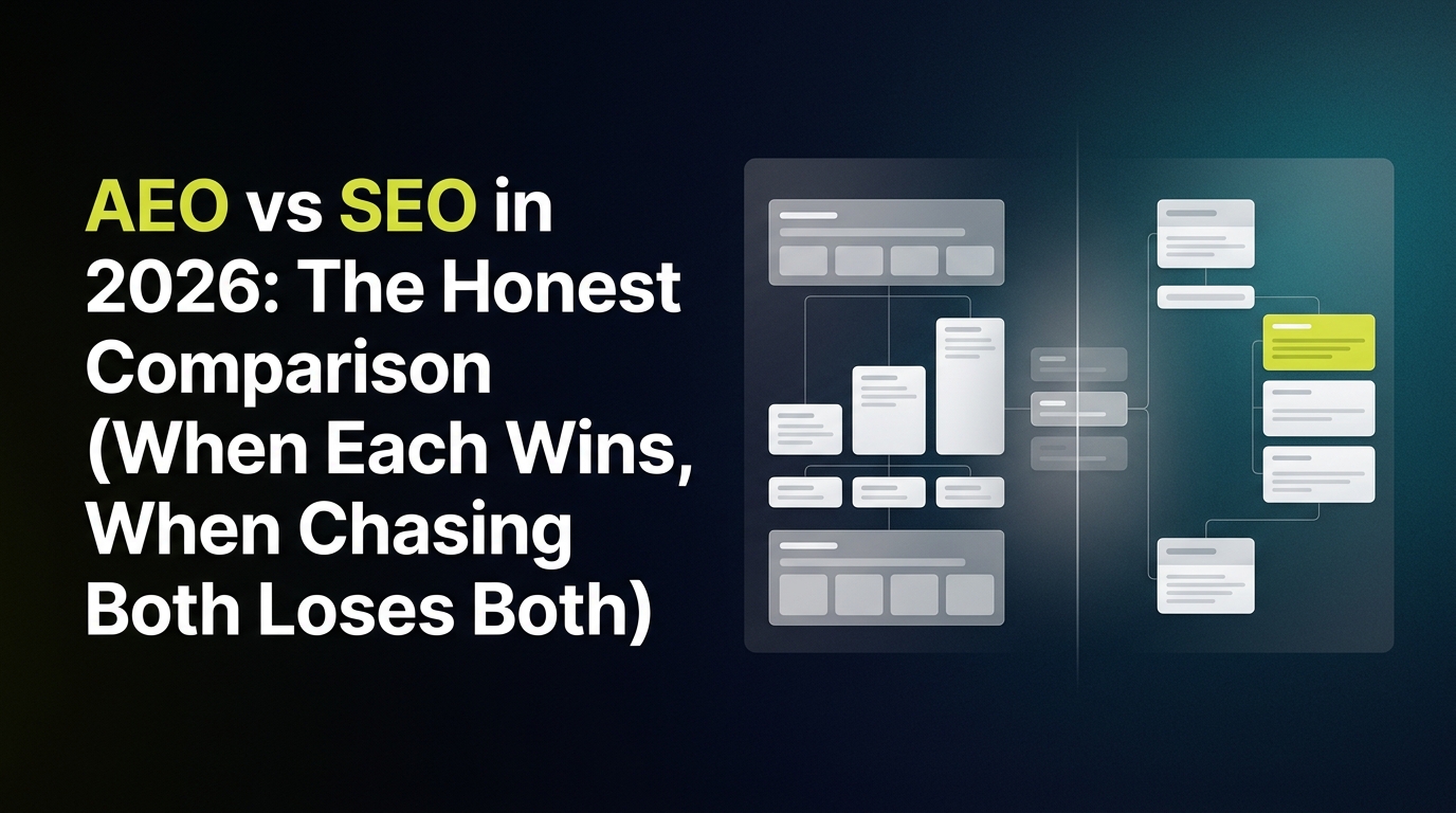 AEO vs SEO in 2026