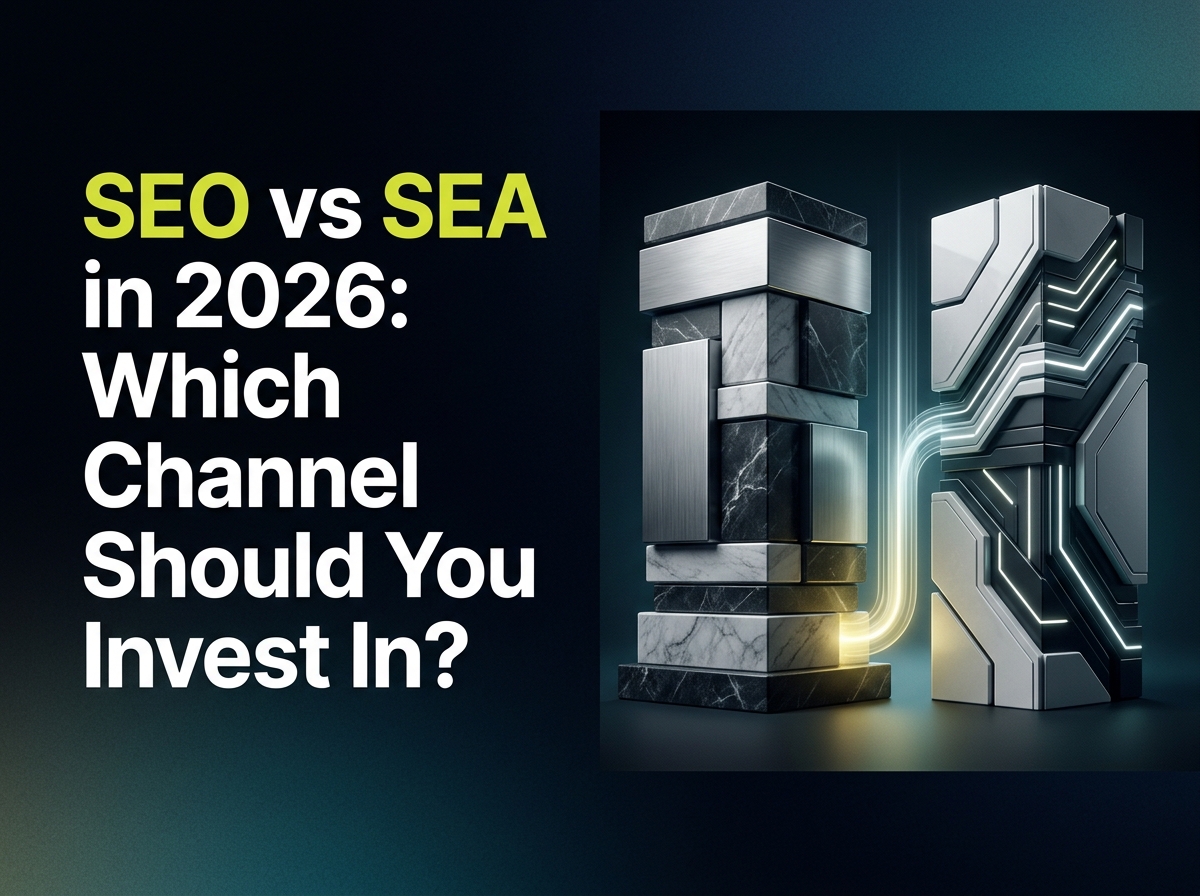 SEO vs SEA comparison guide for B2B brands in 2026