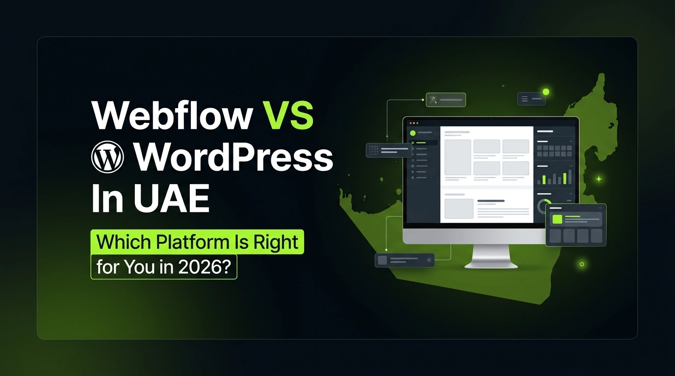 Webflow und WordPress im Vergleich für den VAE-Markt: SEO, Performance und Kosten für DACH-Unternehmen
