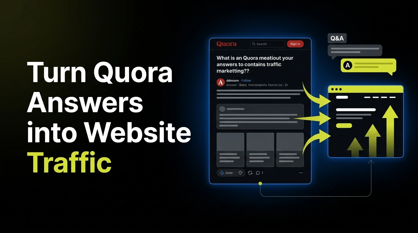 Quora als Traffic-Kanal für DACH-Unternehmen: Strategische Antworten für organischen Website-Traffic und Leads