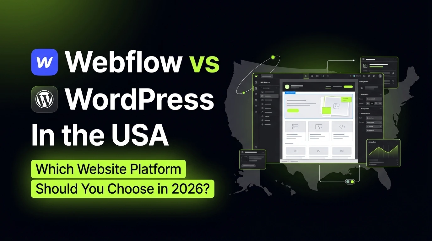 Webflow vs WordPress 2026: Welche Plattform gewinnt für US-Markt und DACH-Unternehmen?