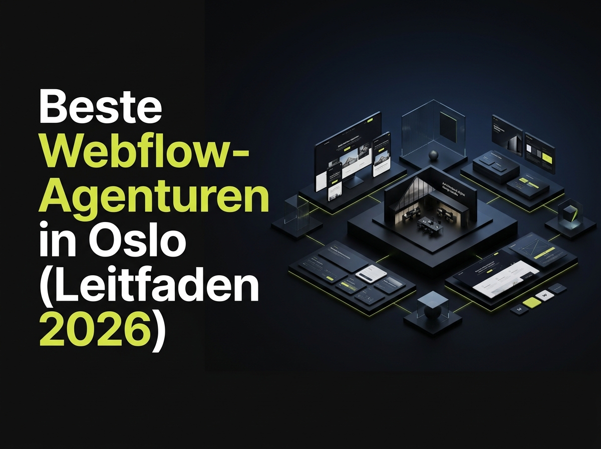 Beste Webflow-Agenturen in Oslo (Leitfaden 2026)