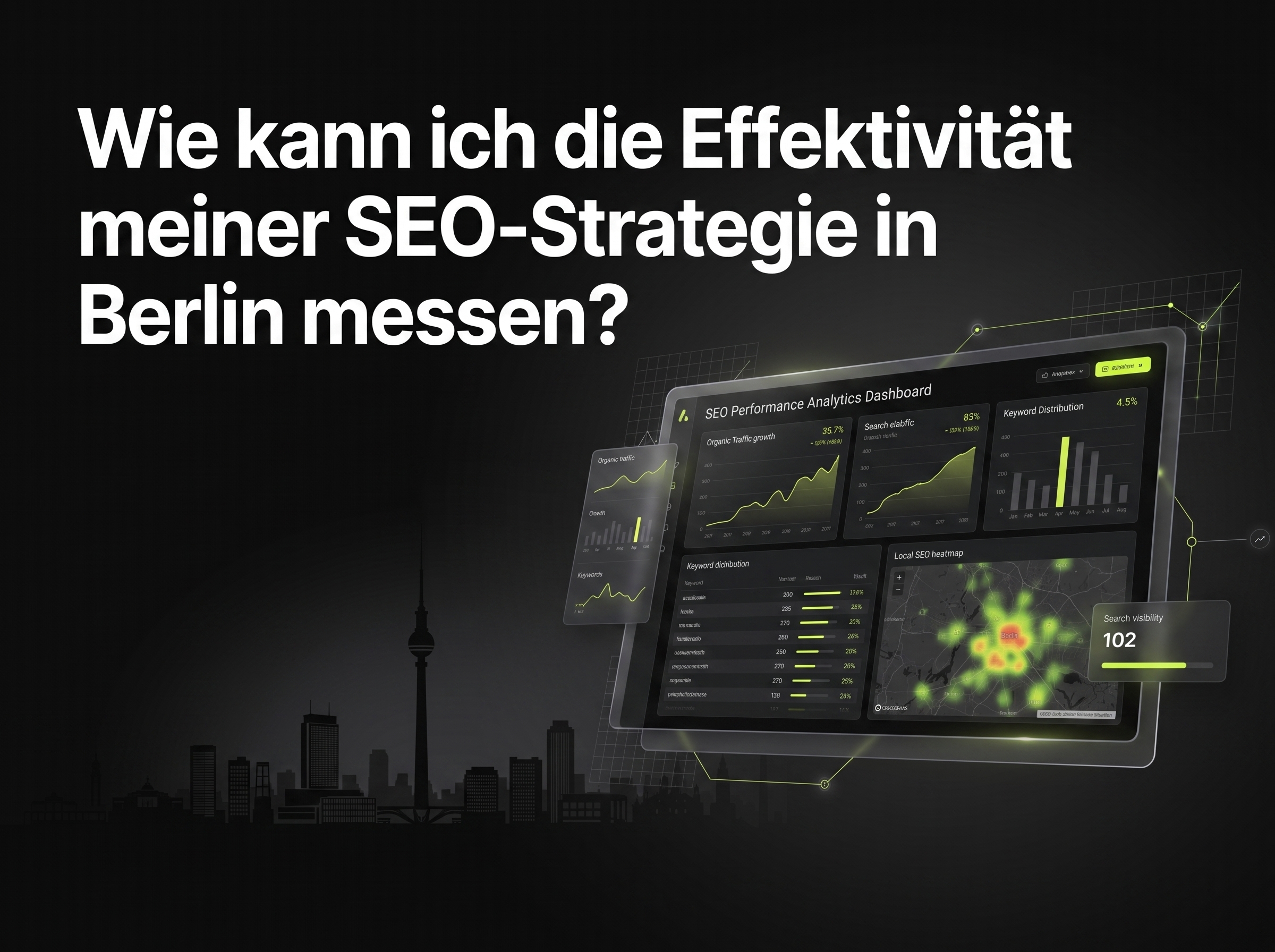 Wie kann ich die Effektivität meiner SEO-Strategie in Berlin messen