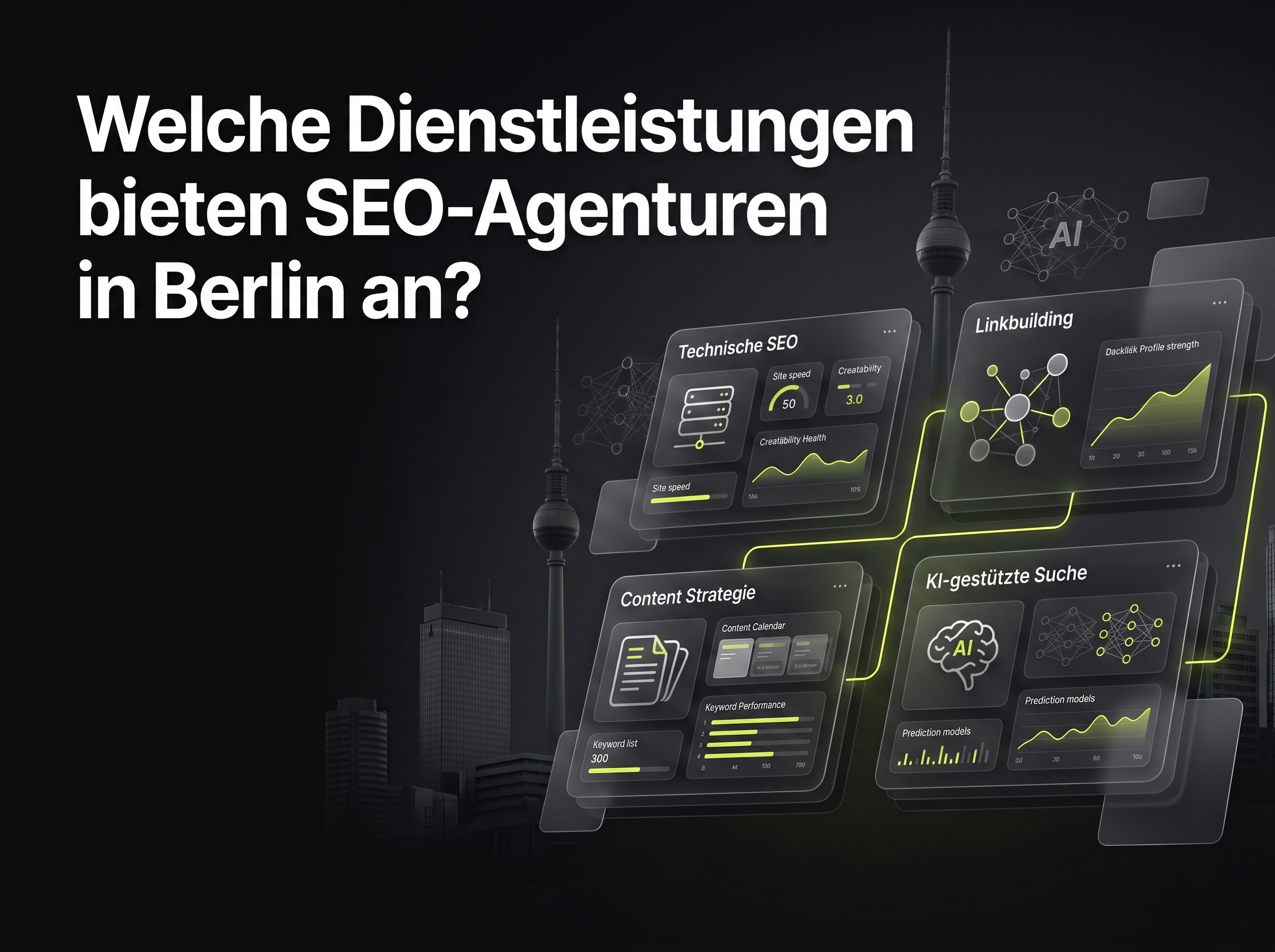 Welche Dienstleistungen bieten SEO-Agenturen in Berlin an