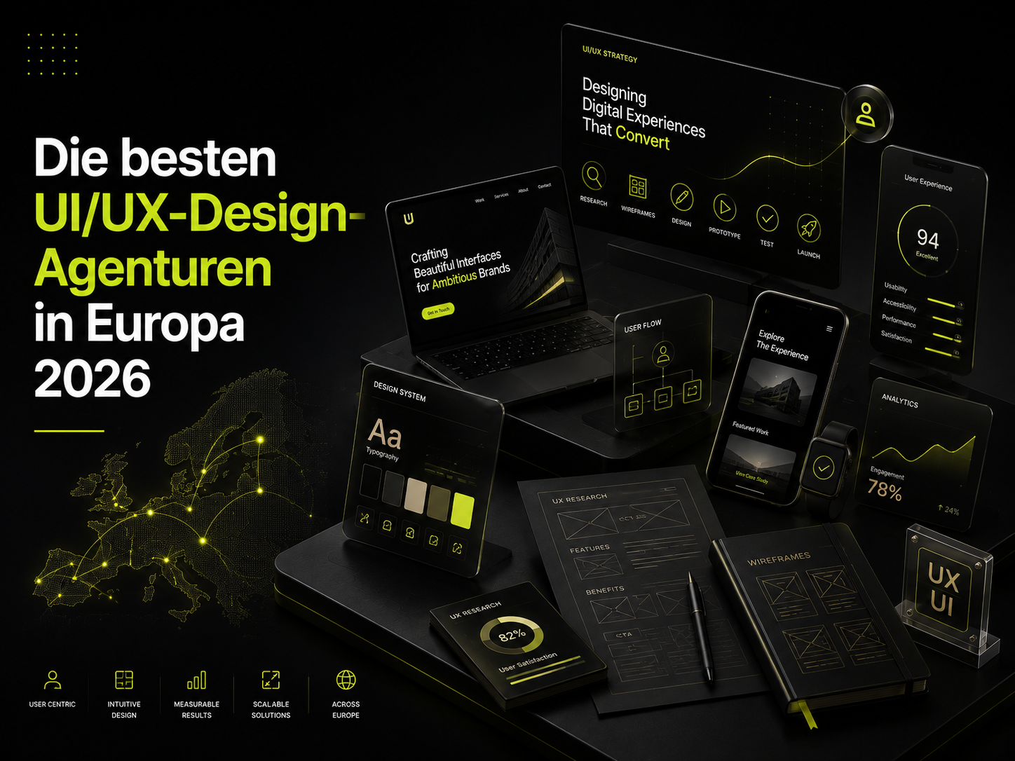 Die besten UI/UX-Design-Agenturen in Europa 2026