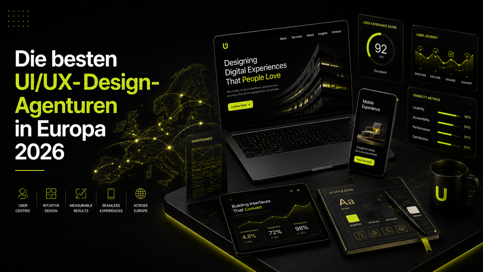 Die besten UI/UX-Design-Agenturen in Europa 2026