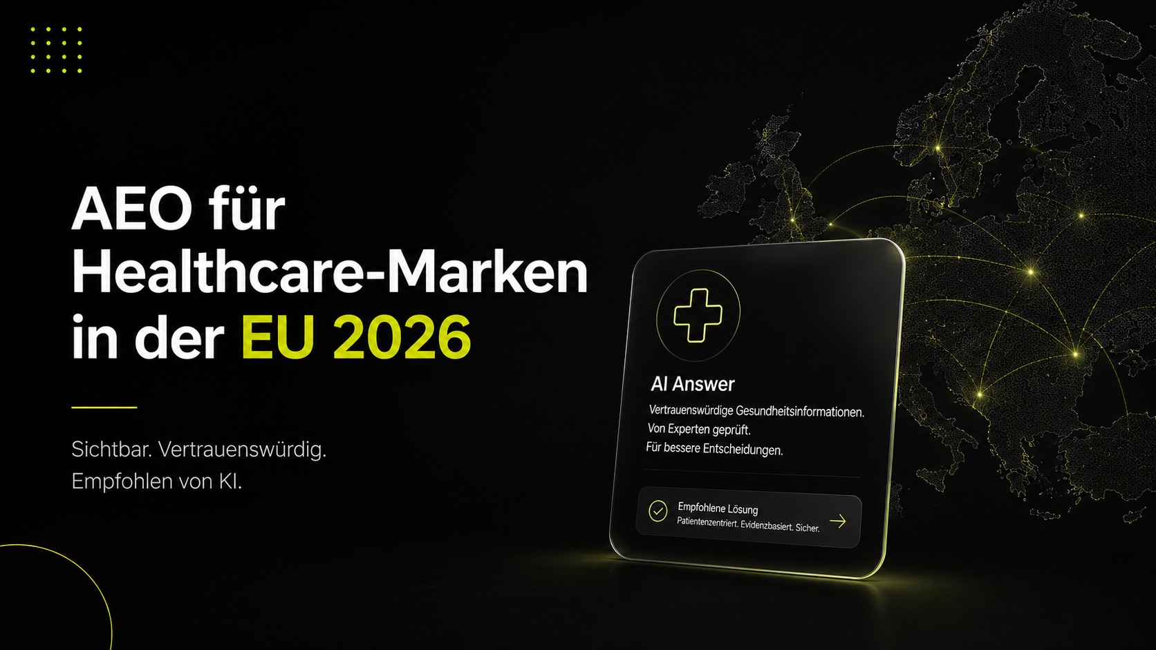 AEO für Healthcare-Marken in der EU 2026AEO für Healthcare-Marken in der EU 2026