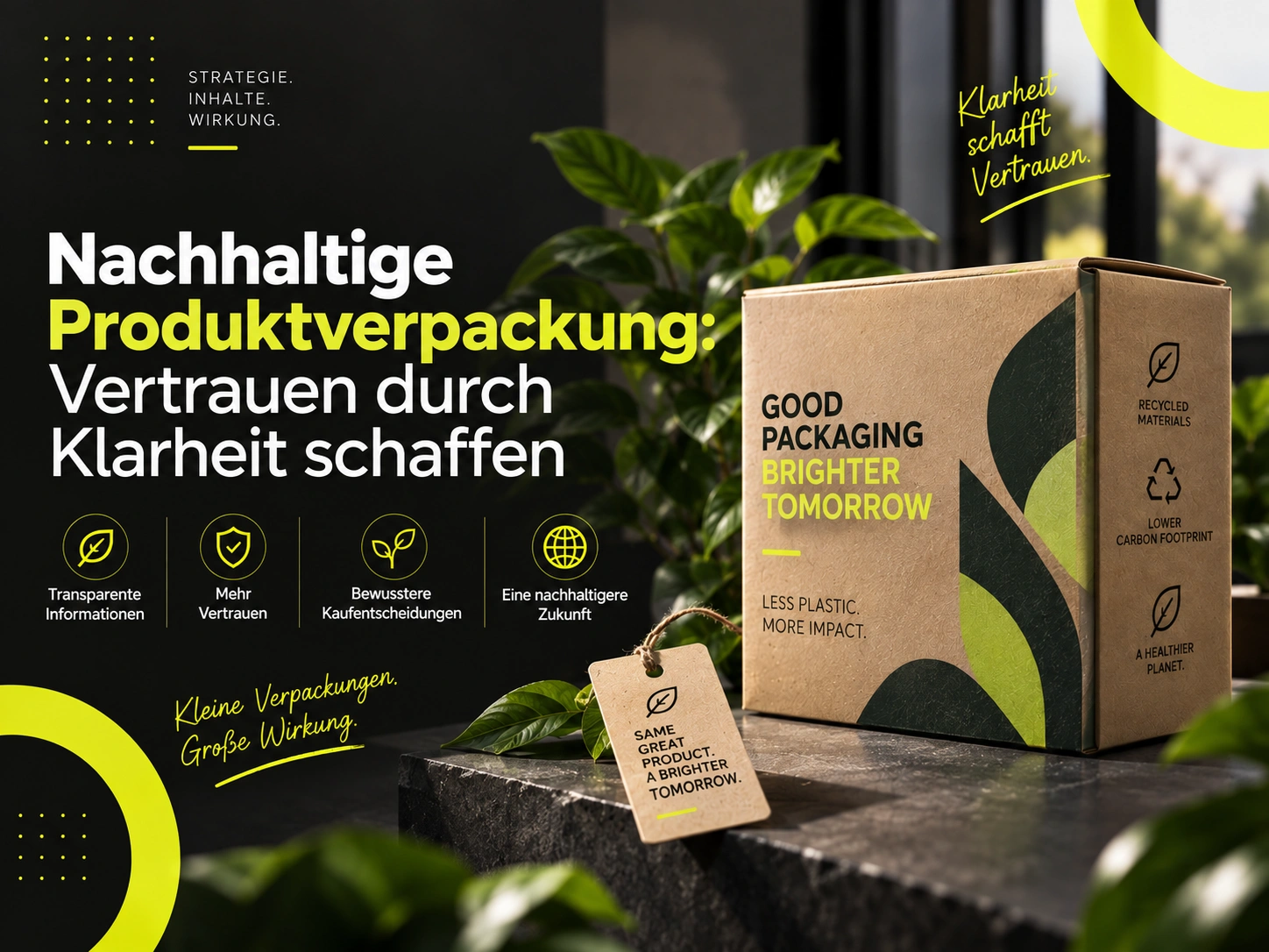Nachhaltige Produktverpackung
