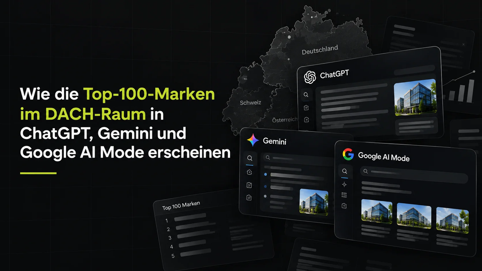 B2B KI-Sichtbarkeits-Dashboard für ChatGPT, Gemini und Google AI Mode