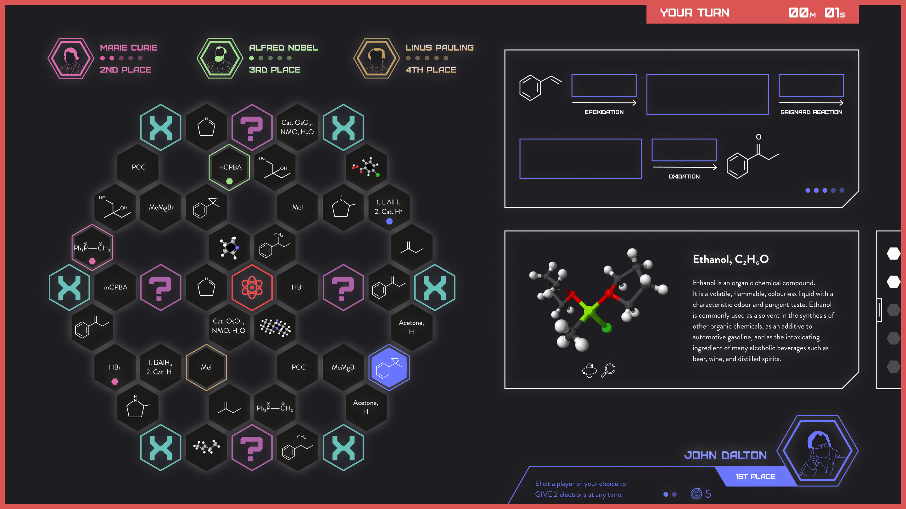 Change of turn interface