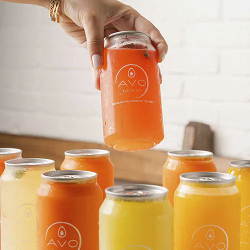 Mix of Homemade Drinks