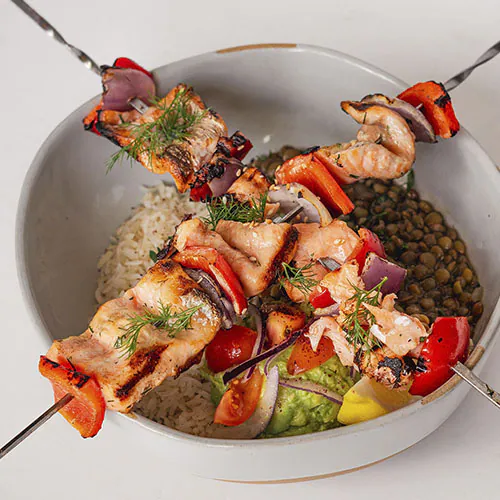 Salmon Belly Brochette