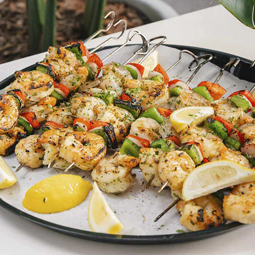 Grilled Shrimp Brochette