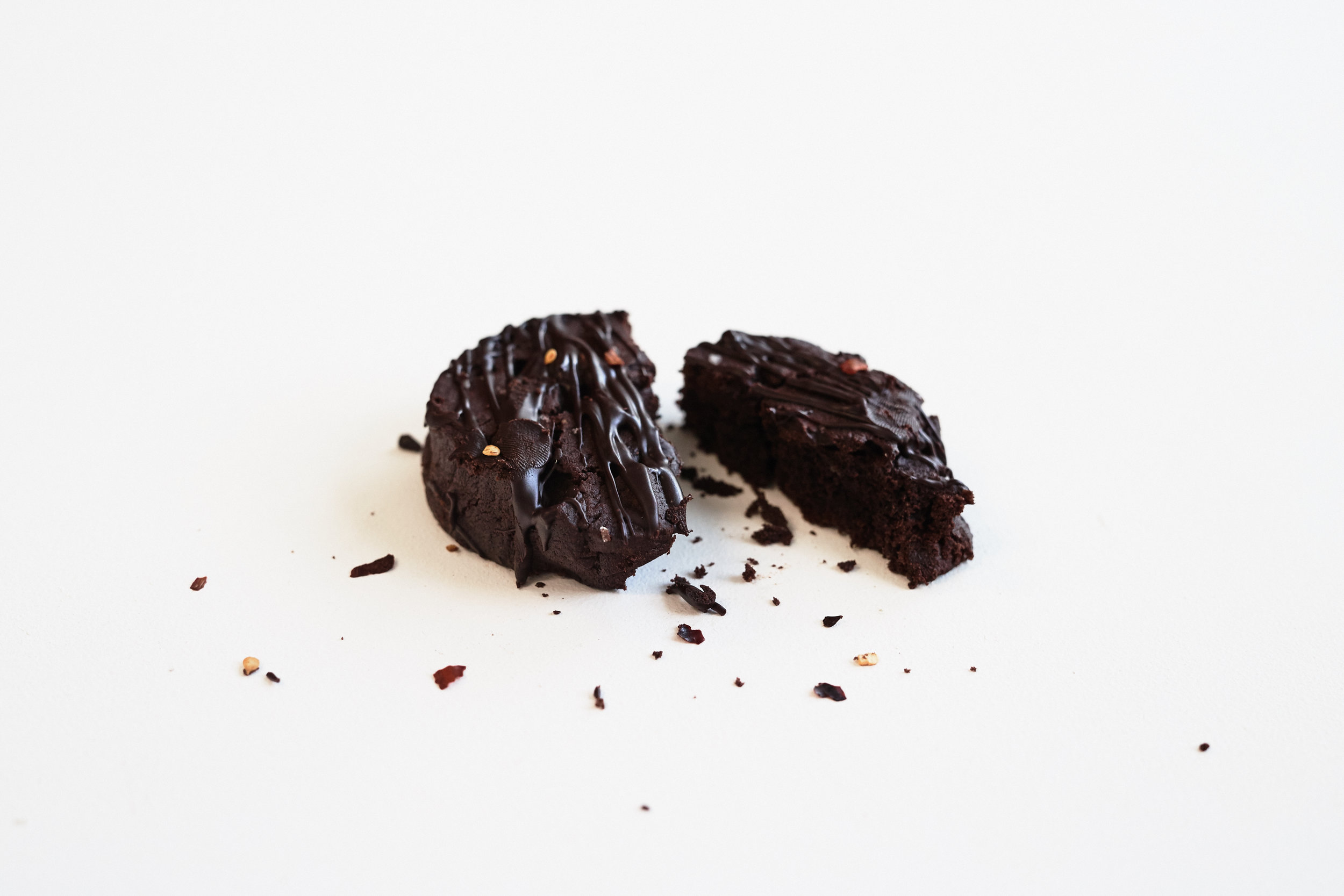 Salted Triple Chocolate and Chilli Cookies