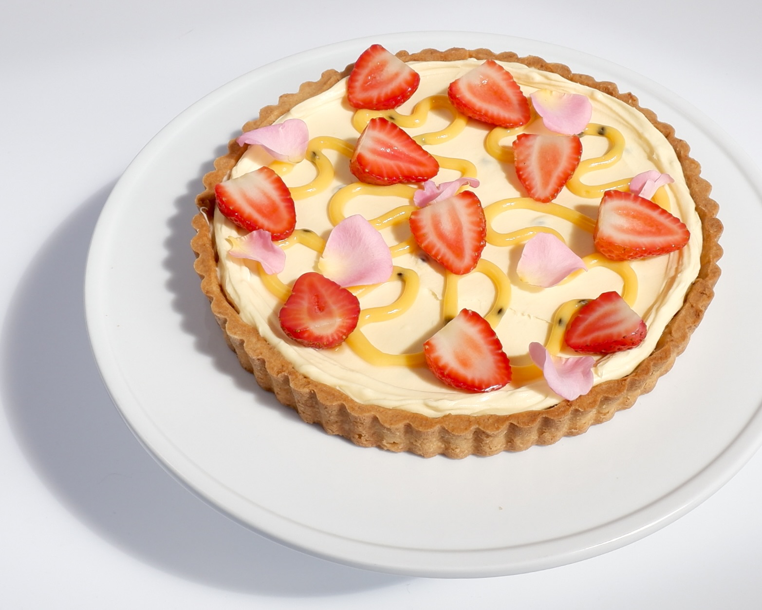 Passionfruit Mascarpone Tart