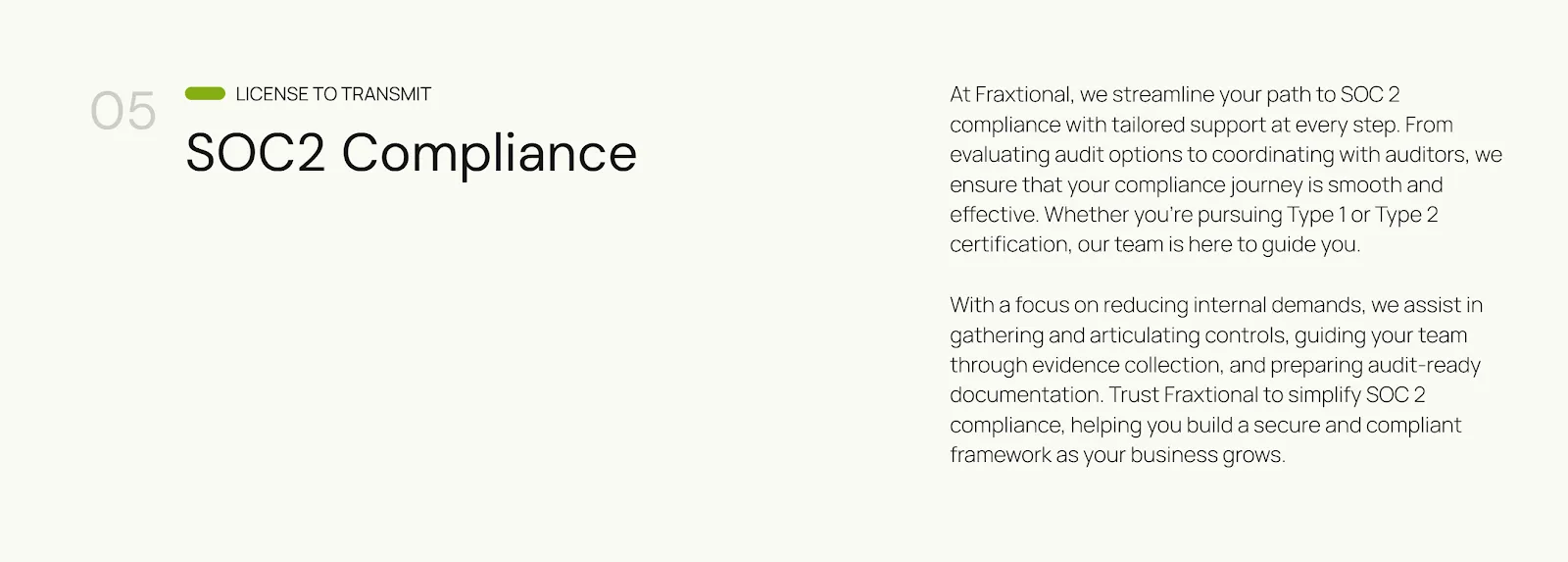 SOC 2 compliance service guiding businesses through audits, control implementation, and documentation to build secure, regulation-ready systems.