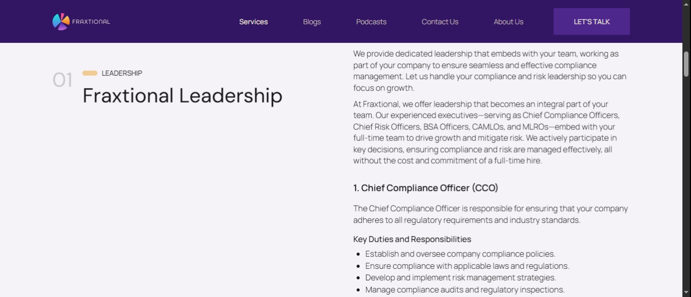 outsourced chief compliance officer