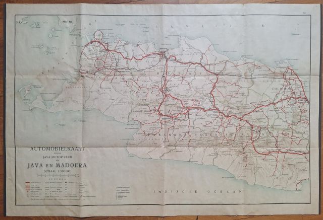 Automobile Map of Java and Madura
