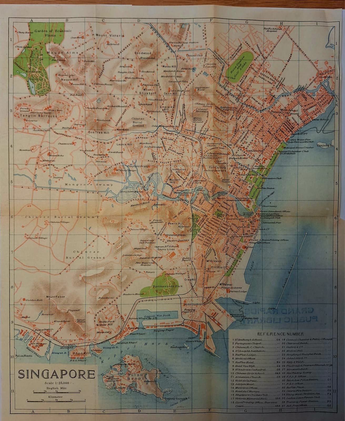 Singapore - town map