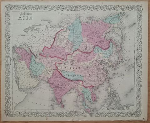 Colton's map of Asia