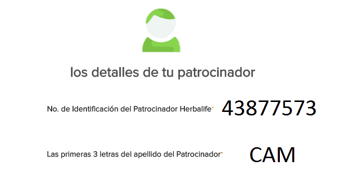 detalles de tu patrocinador