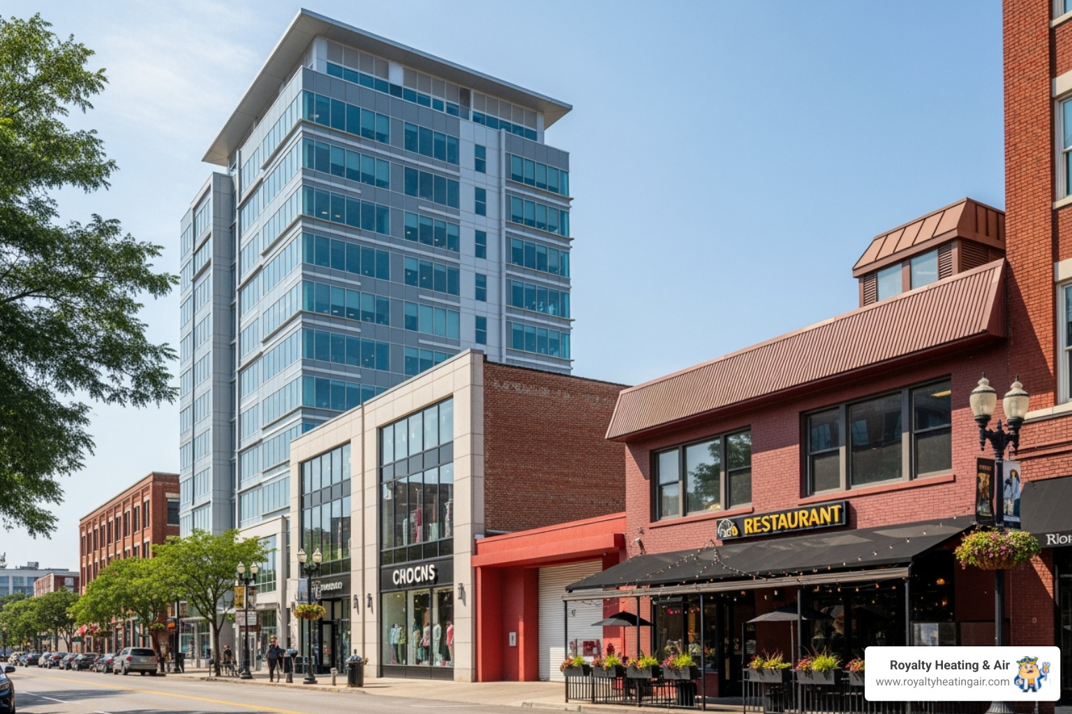 different types of commercial buildings - commercial hvac installation roseville ca