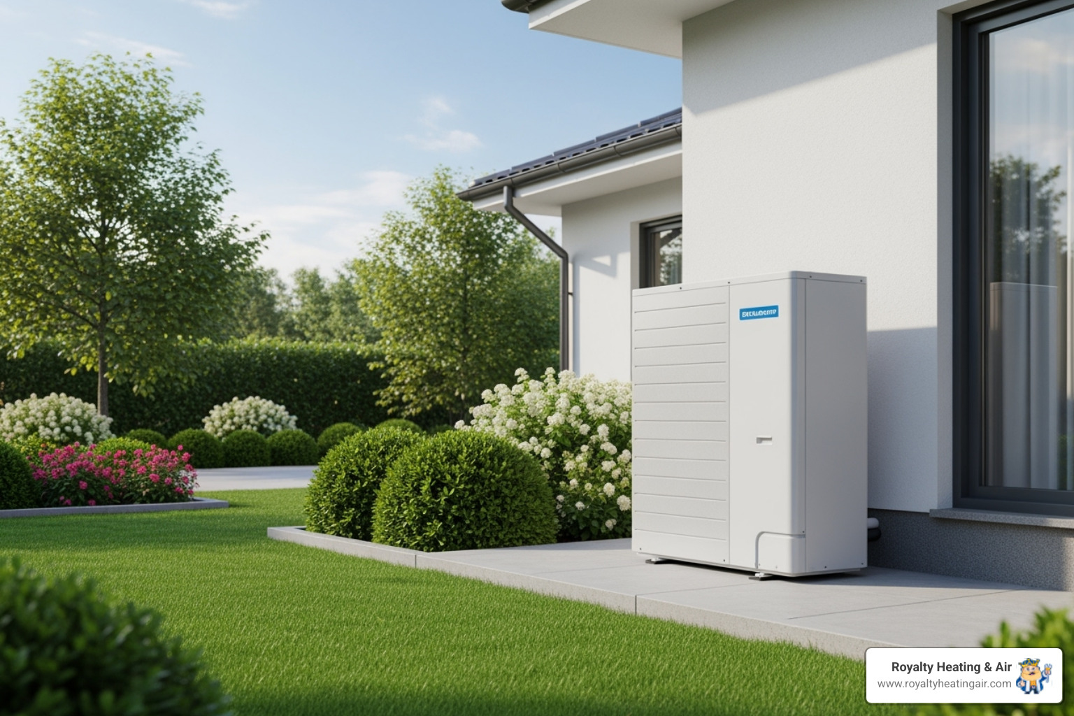 modern heat pump outdoor unit - energy efficient hvac systems granite bay ca