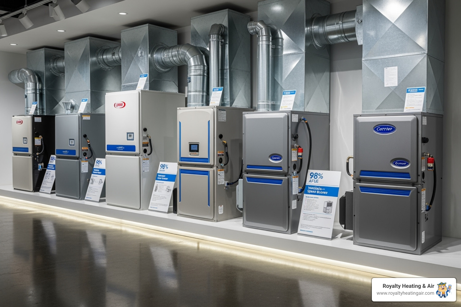 Modern high-efficiency furnaces in a clean graphic - home furnace installation Modern high-efficiency furnaces in a clean graphic - home furnace installation